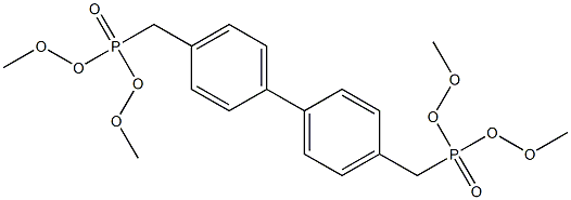 4-4'-双(二甲氧基膦酰甲基)联苯 结构式