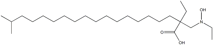 异硬脂酰胺基乙基-N-羟乙基氨基丙酸钠 结构式
