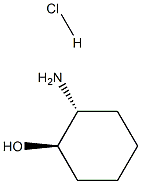 (1R,2R)-(-)-2-氨基环己醇盐酸盐 结构式