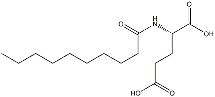喋酰谷氨酸 结构式