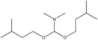 N,N-二甲基甲酰胺二异戊基缩醛 结构式