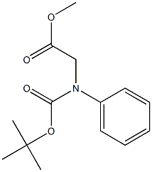 BOC-L-苯甘氨酸甲酯 结构式