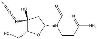 3'-叠氮-2'-脱氧胞苷 结构式
