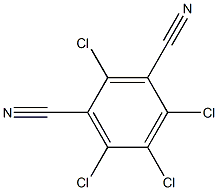 2,4,5,6-四氯-1,3-二氰基苯 结构式