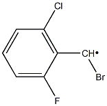 2-氟-6-氯溴苄 结构式