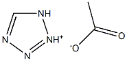 1H-四氮唑乙酸 结构式
