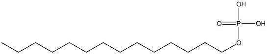 单十四烷基磷酸酯 结构式