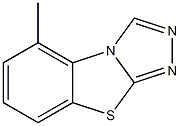 5-甲基-[1,2,4]-三唑并[3,4-B][1,3]苯并噻唑 结构式