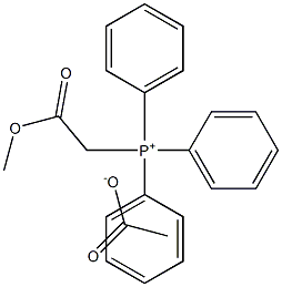 甲氧甲酰基甲基三苯基醋酸膦 结构式