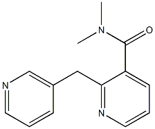 3-(N,N-二甲基氨基甲酰基)-2-烟酰胺基吡啶 结构式