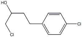 1-氯-4-(4-氯苯基)-2-丁醇 结构式