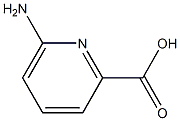 6-氨基吡啶-2-甲酸 结构式