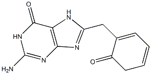 6-氧苄基鸟嘌呤 结构式