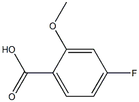 4-氟-2-甲氧基苯甲酸 结构式