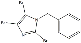 1-苄基-2,4,5-三溴-1H-咪唑 结构式