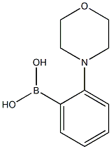 4-吗啡啉基苯硼酸 结构式