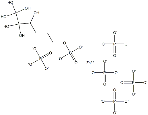 环己六醇六磷酸锌 结构式