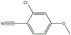 2-氯-4-甲氧基苯腈 结构式