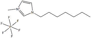 1-庚基-3-甲基咪唑六氟磷酸盐 结构式