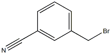 3-氰基溴苄 结构式