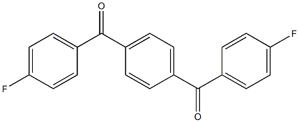 1,4-二(4-氟苯甲酰基)苯 结构式