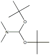 N,N-二甲基甲酰胺二特丁基缩醛 结构式