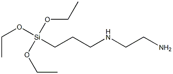 3-(2-氨乙基)-氨丙基三乙氧基硅烷 结构式