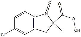 2-羟基-5-氯-1-氧代-2,3-二氢-1H-茚-2-羧酸甲酯 结构式
