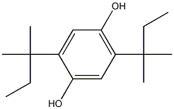 2,5-二特戊基对苯二酚 结构式