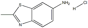 2-甲基-6-氨基苯并噻唑盐酸盐 结构式