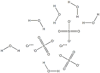 六水硫酸铬 结构式