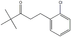 1-(氯苯基)-4,4-二甲基-3-戊酮 结构式