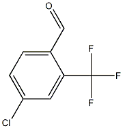 4-氯-2-三氟甲基苯甲醛 结构式