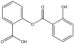水杨酸(邻羟基苯甲酸) 结构式