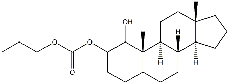 1-雄烯二醇碳酸丙酯 结构式