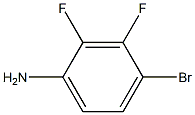 4-溴-2,3-二氟苯胺 结构式