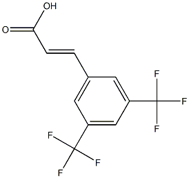 3,5-双三氟甲基肉桂酸 结构式