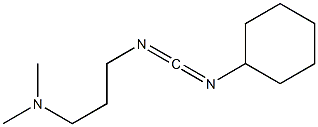 N-环己基-N-(3-二甲胺基丙基)碳二亚胺 结构式