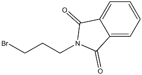 N-溴代丙基邻苯二甲酰亚胺 结构式