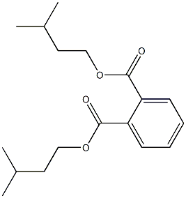 邻苯二甲酸二异戊酯 结构式