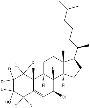 7b-Hydroxycholesterol-d7 结构式