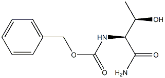 BENZYLOXYCARBONYL THREONINE AMIDE 结构式