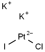 PotassiumIodochloroplatinate 结构式