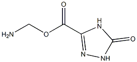 3-(AMINOMETHYL)-1H-1,2,4-TRIAZOL-5(4H)-ONEFORMATE 结构式