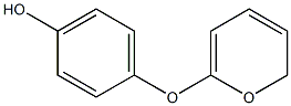 2-(P-HYDROXYPHENOXY)PYRAN 结构式