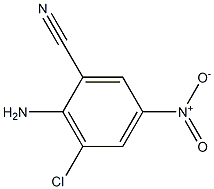 2-Cyano-4-Nitro-6-Cloro Aniline 结构式