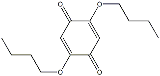 2,5-Dibutoxy-1,4-benzoquinone 结构式