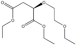 (2R)-Butanedioic acid, 2-(1-ethoxy)ethoxy-, diethyl ester 结构式