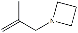 1-(2-Methyl-2-propenyl)azetidine 结构式