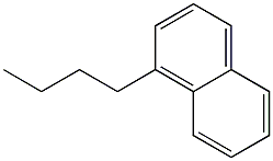 1-Butylnaphthalene. 结构式